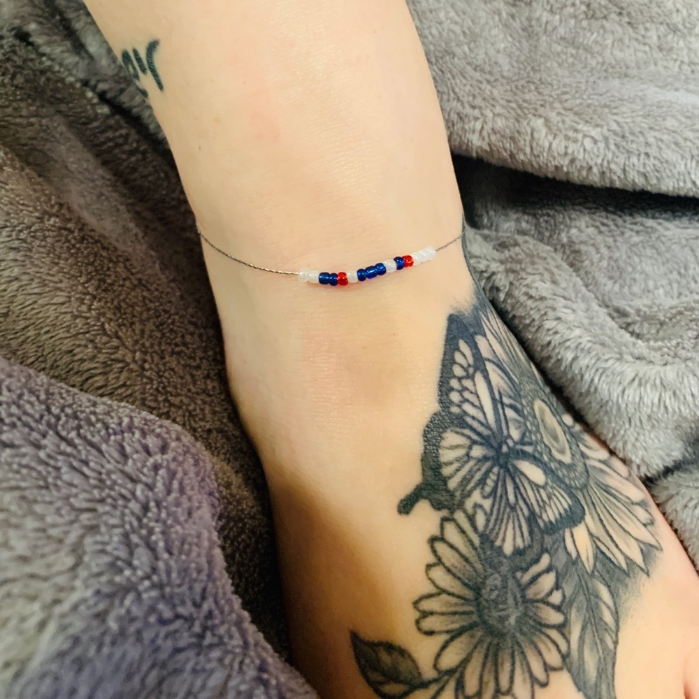 Customizable Morse Code Anklet